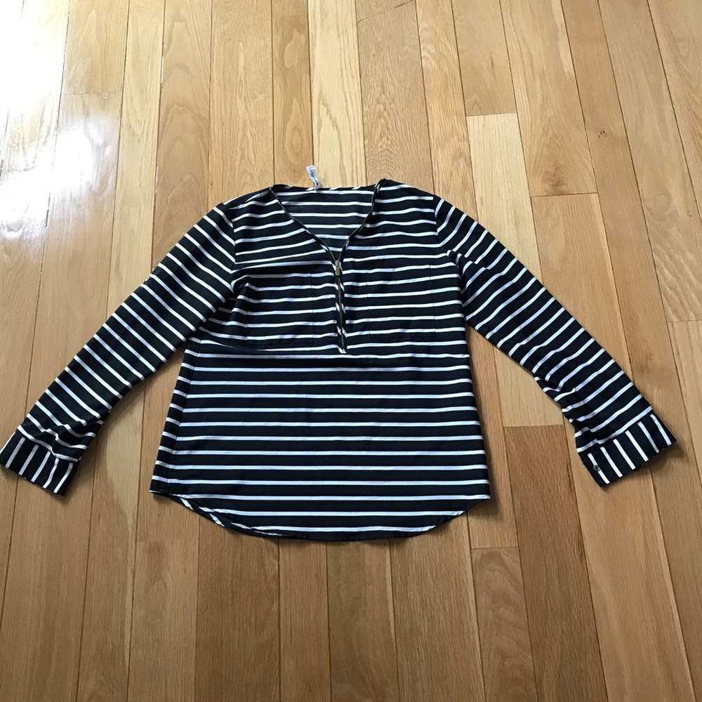VINTAGE Calvin Klein Stripped Blouse💎